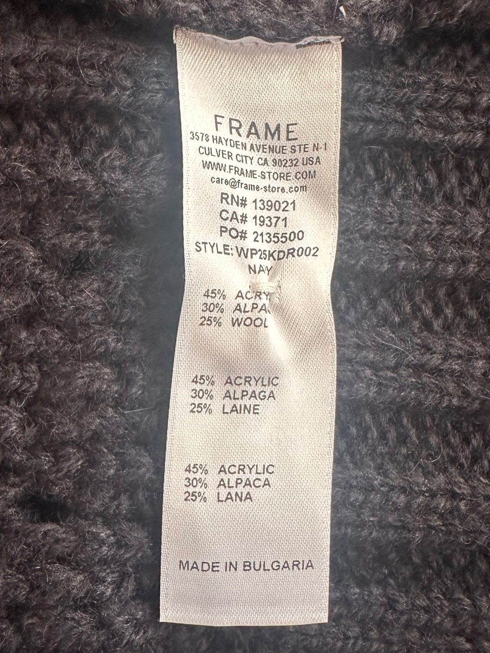 FRAME
Mixed Stitch Knit Sweater Dress - Picture 8 of 12